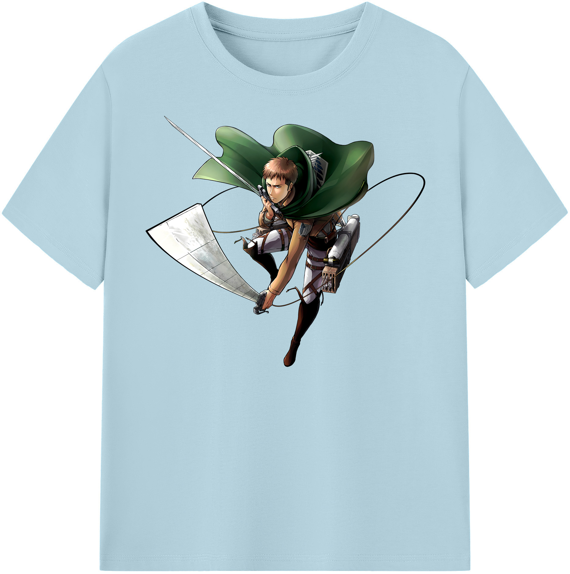 （画像用） 進撃の巨人 Attack on Titan 綿100％半袖Tシャツ（フロントプリント）